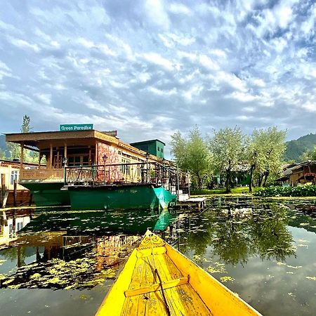 Green Paradise Houseboat - Centrally Heated Srīnagar Eksteriør bilde